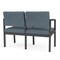 Lesro Lenox 2 Seat Tandem Seating W/ Arm, 43.5 in W 24.5 in L 32 in H LS2103 - alternate 2
